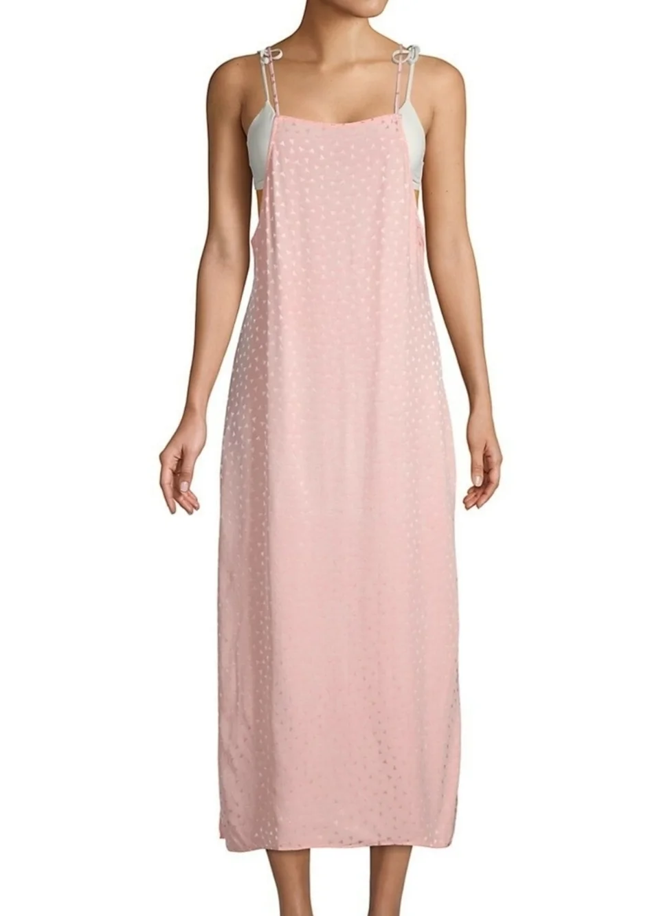 Onia Melanie Dress Floating Triangle Pink Coverup NEW